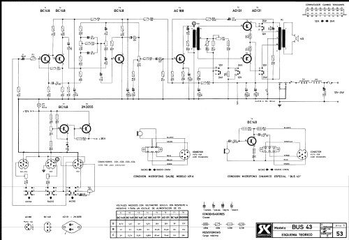 Bus 43; Skreibson; Barcelona (ID = 2107955) Ampl/Mixer