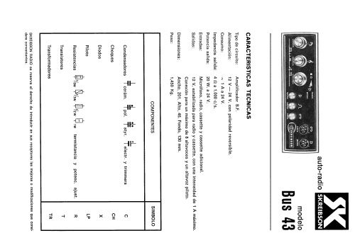 Bus 43; Skreibson; Barcelona (ID = 2107956) Ampl/Mixer