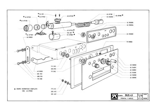 Bus 43; Skreibson; Barcelona (ID = 2107964) Ampl/Mixer