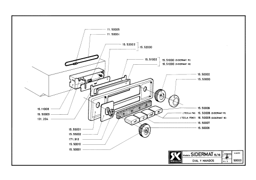 Sidermat 15; Skreibson; Barcelona (ID = 2102787) Car Radio