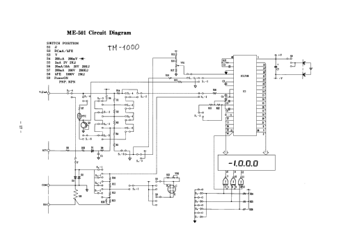 Digital Multimeter ME-501; Soar Corporation; (ID = 2635375) Equipment