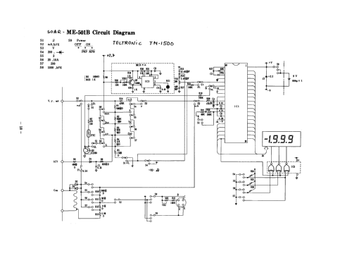 Digital Multimeter ME-501B; Soar Corporation; (ID = 2635386) Equipment