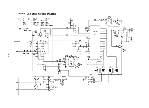 Digital Multimeter ME-502B; Soar Corporation; (ID = 2634941) Equipment