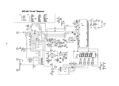 Digital Multimeter ME-503; Soar Corporation; (ID = 2634320) Equipment