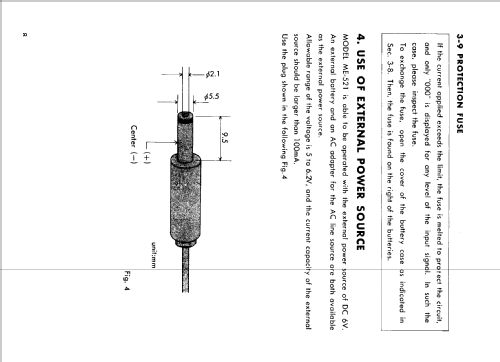 Digital Multimeter ME-521; Soar Corporation; (ID = 2635854) Equipment