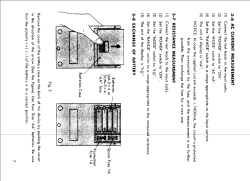 Digital Multimeter ME-521; Soar Corporation; (ID = 2635888) Equipment
