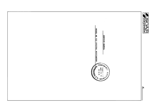 Digital Multimeter ME-522; Soar Corporation; (ID = 2637415) Equipment