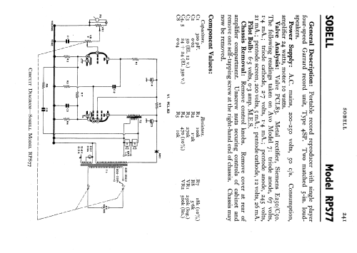 Bandmaster RPS77; Sobell Ind., Slough (ID = 587606) Enrég.-R