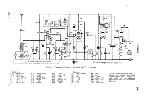 Sobellette 439; Sobell Ind., Slough (ID = 546985) Radio