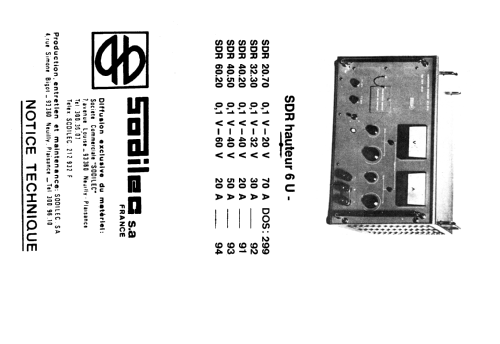 SDR 40.20; Sodilec S.A.; (ID = 2159186) Aliment.