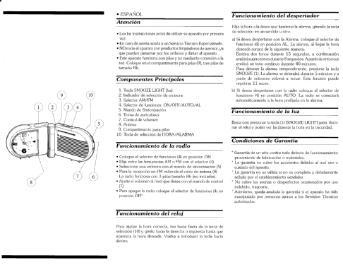 Radio Despertador 4005; Solac Telecom (ID = 2336852) Radio