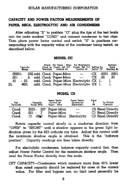 Capacitor Analyser CB-2-U; Solar Manufacturing, (ID = 2761622) Equipment