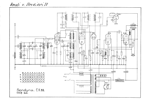 Amati 38 EK68; Sondyna AG; Zürich- (ID = 1934880) Radio