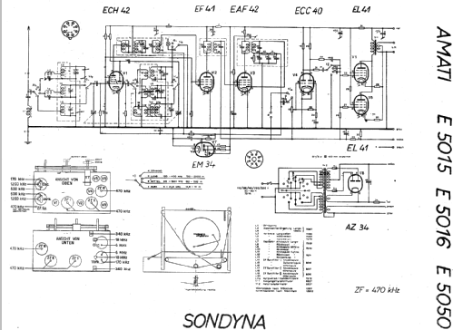 Amati E5015; Sondyna AG; Zürich- (ID = 20452) Radio