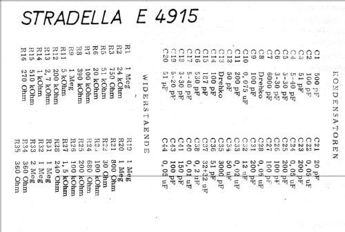 Stradella E4915; Sondyna AG; Zürich- (ID = 20442) Radio