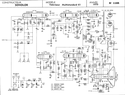 Multistandard 61; Sonolor; Paris, La (ID = 260882) Television