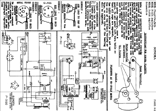 P-300 ; Sonora Phonograph Co (ID = 623542) Ampl/Mixer