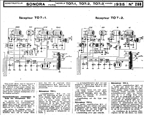 TO7; Sonora-Radio; Paris, (ID = 2217567) Radio