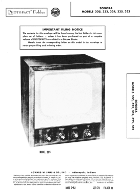 305; Sonora Radio & Telev (ID = 3076816) Television