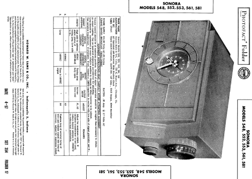 552 ; Sonora Radio & Telev (ID = 539902) Radio