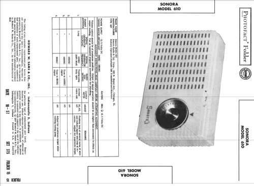 610 ; Sonora Radio & Telev (ID = 2457066) Radio