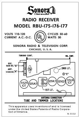 RBU-175 ; Sonora Radio & Telev (ID = 3047519) Radio