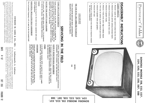 518 Television Receiver ; Sonora Radio & Telev (ID = 1848767) Television