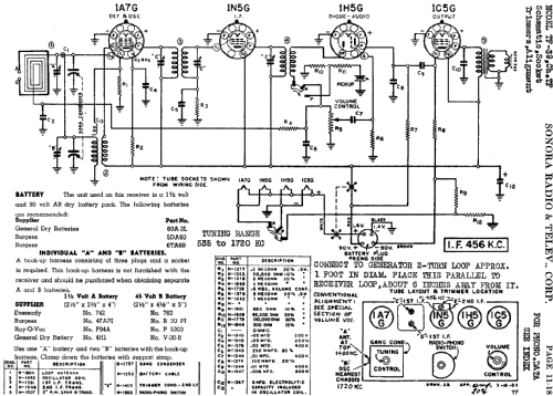 TF-39 Ch= TF; Sonora Radio & Telev (ID = 625087) Radio