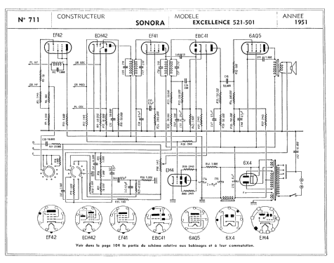 Excellence 501; Sonora-Radio; Paris, (ID = 267249) Radio