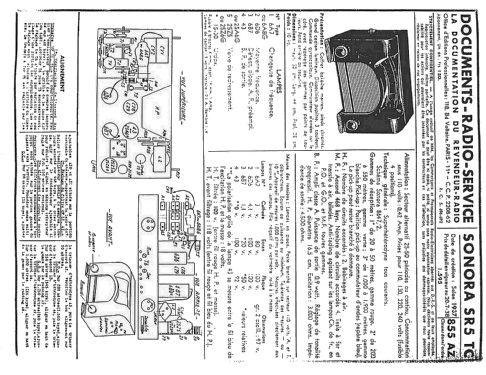 SR5 TC; Sonora-Radio; Paris, (ID = 234541) Radio