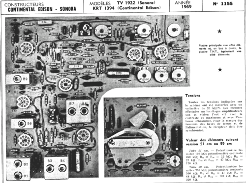 TV1922; Sonora-Radio; Paris, (ID = 260892) Television