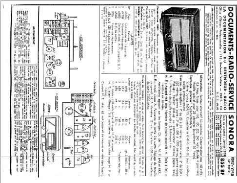 VM8; Sonora-Radio; Paris, (ID = 1211118) Radio