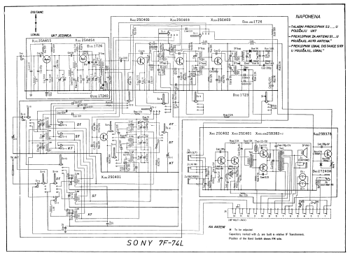 7 F-74 L; Sony Corporation; (ID = 2216304) Radio