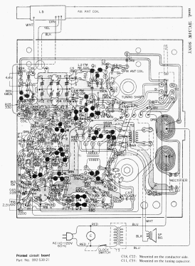 Clock-Radio 7FC-34W; Sony Corporation; (ID = 2964666) Radio