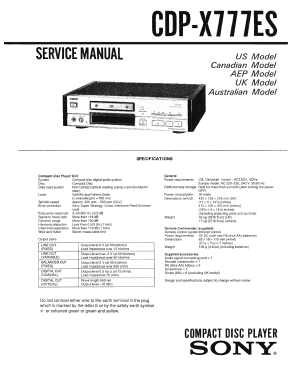 Compact Disc Player CDP-X777ES; Sony Corporation; (ID = 2954128) Reg-Riprod