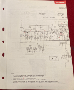 FM/AM 9-Transistor 6F-21WA; Sony Corporation; (ID = 2965421) Radio