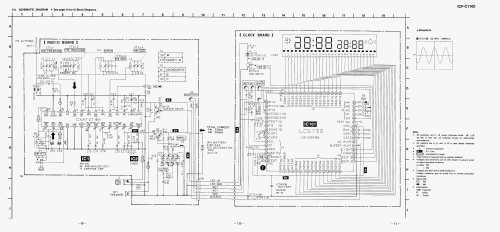 FM/AM World Time Clock Radio ICF-C2500; Sony Corporation; (ID = 2707139) Radio