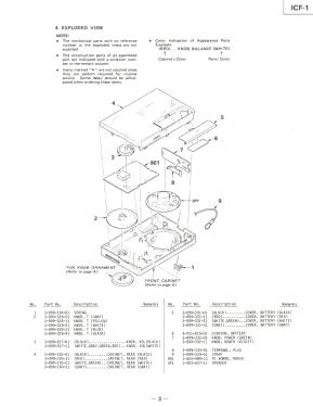 FM Receiver ICF-1; Sony Corporation; (ID = 2995024) Radio