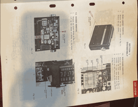 IC-11 3Band IC+FET ICF-110W; Sony Corporation; (ID = 2660824) Radio