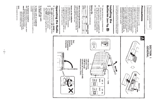 FM/AM-Radio ICF-8; Sony Corporation; (ID = 2301081) Radio