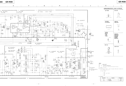 ICF-900; Sony Corporation; (ID = 3008362) Radio