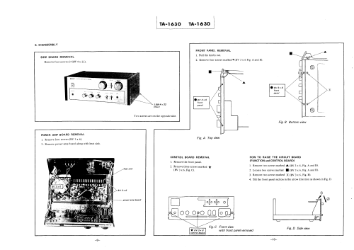 Integrated Stereo Amplifier TA-1630; Sony Corporation; (ID = 2458726) Ampl/Mixer