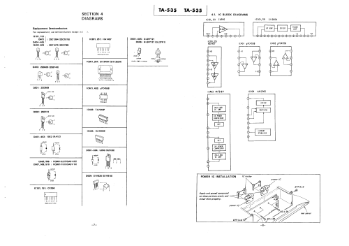 Integrated Stereo Amplifier TA-535; Sony Corporation; (ID = 2458264) Ampl/Mixer