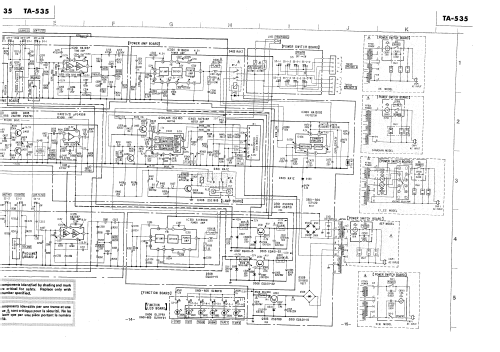 Integrated Stereo Amplifier TA-535; Sony Corporation; (ID = 2458277) Ampl/Mixer