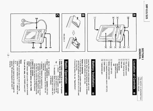 SRF-S15; Sony Corporation; (ID = 2634239) Radio