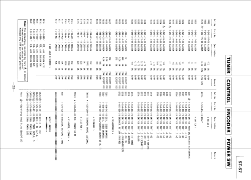 ST-S7; Sony Corporation; (ID = 2470759) Radio