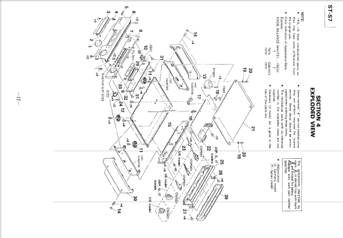 ST-S7; Sony Corporation; (ID = 2470761) Radio