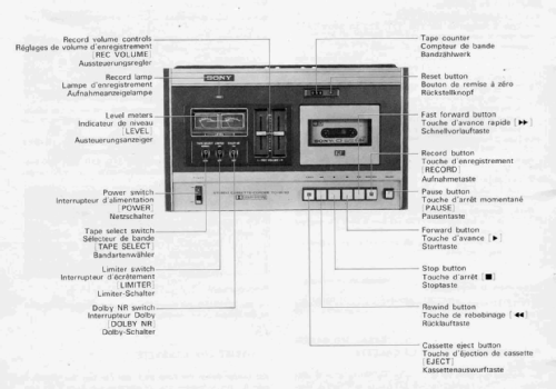 Stereo Cassette-Corder TC-131SD; Sony Corporation; (ID = 2352821) R-Player