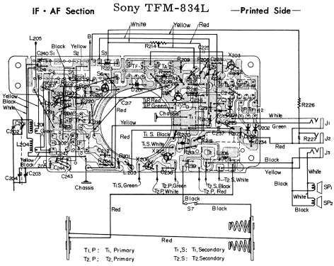 TFM-834L; Sony Corporation; (ID = 2340739) Radio