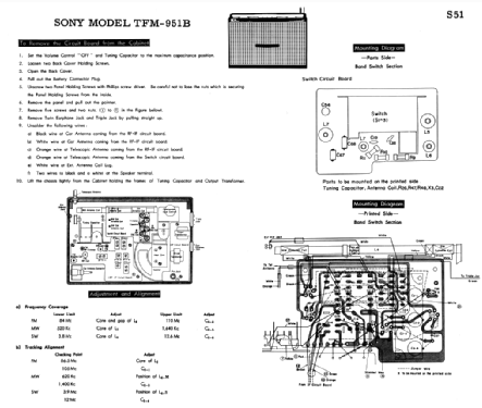 TFM-951B; Sony Corporation; (ID = 2323325) Radio